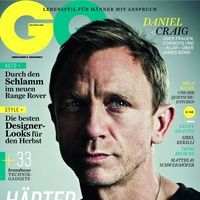 Daniel Craig on the front cover of German GQ magazine